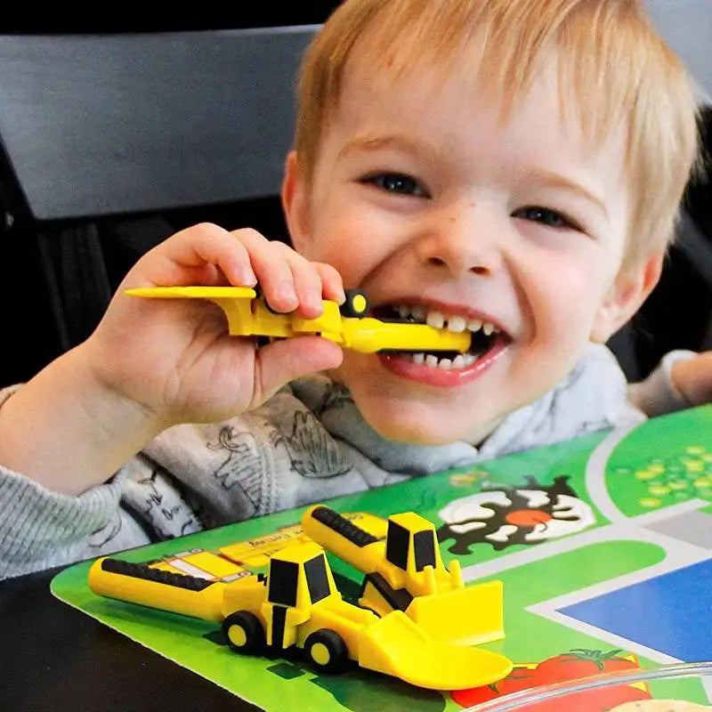 Construction Plate Playful Platters