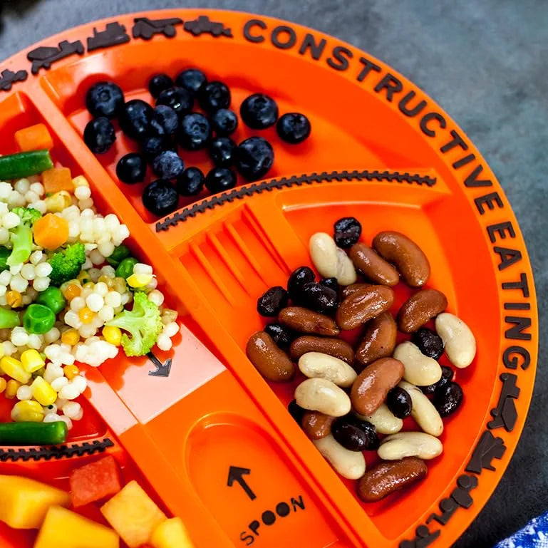 Construction Plate Playful Platters