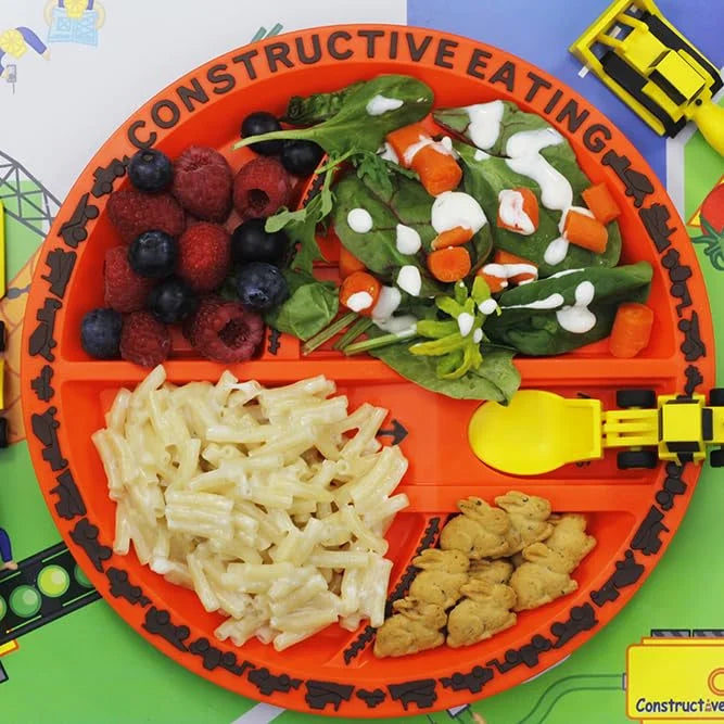 Construction Plate Playful Platters