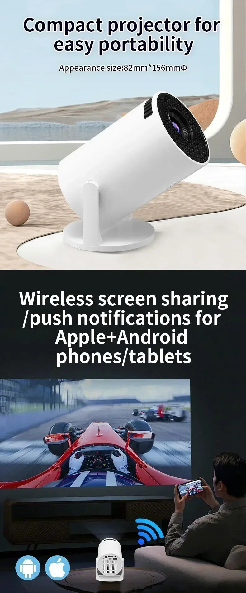 Echo Beam LED Projector