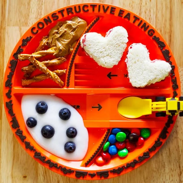 Construction Plate Playful Platters
