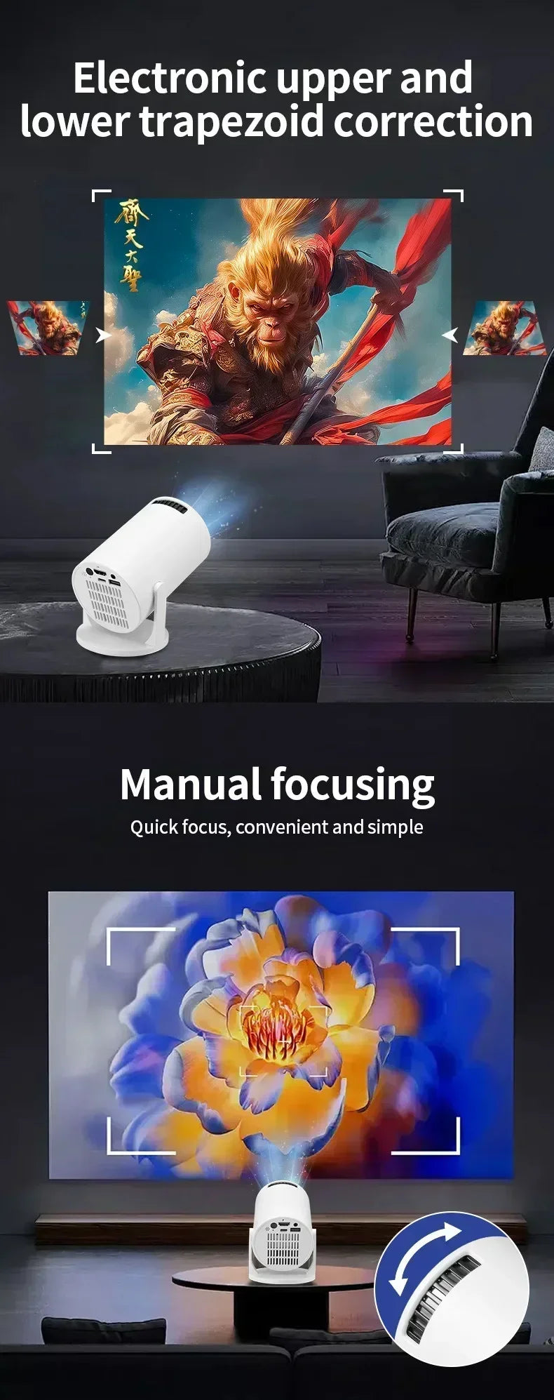 Echo Beam LED Projector