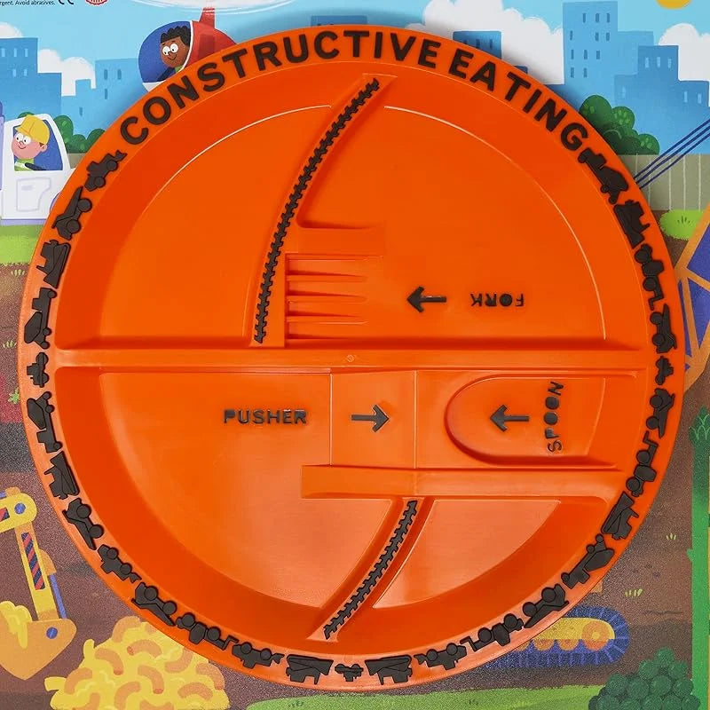 Construction Plate Playful Platters
