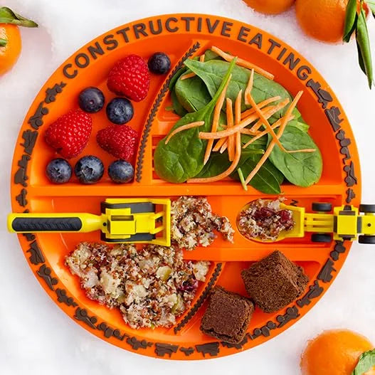 Construction Plate Playful Platters
