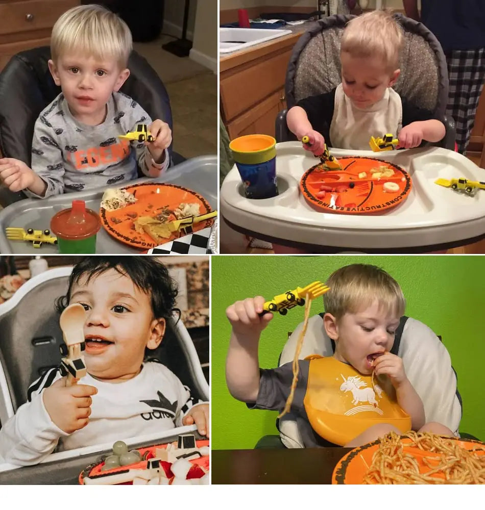 Construction Plate Playful Platters